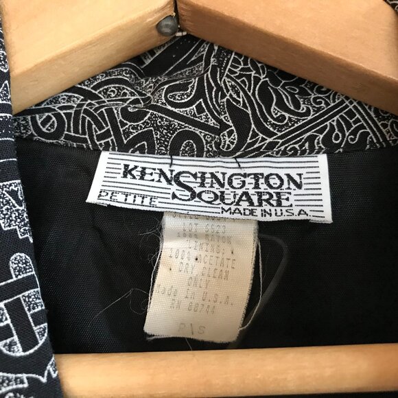 Kensington Square Oversized Blazer: Asian Vintage 70s Jacket, Women's Size Small - Picture 10 of 14